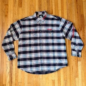 Wrangler x PBR (Professional Bull Riders) Plaid Western Shirt